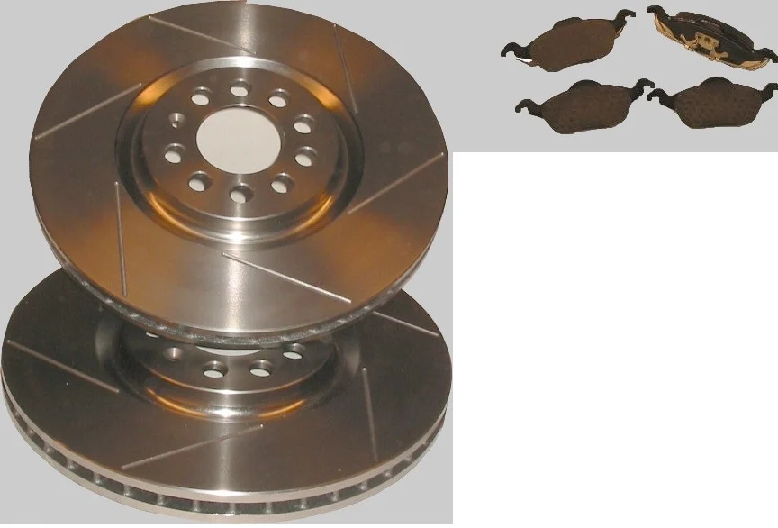 Kit Discos Delanteros + Pastillas Freno Delanteras Honda Civic / 1.6i 16v Ls Abs - 1.8 16v Vti / Año 96 -> 01