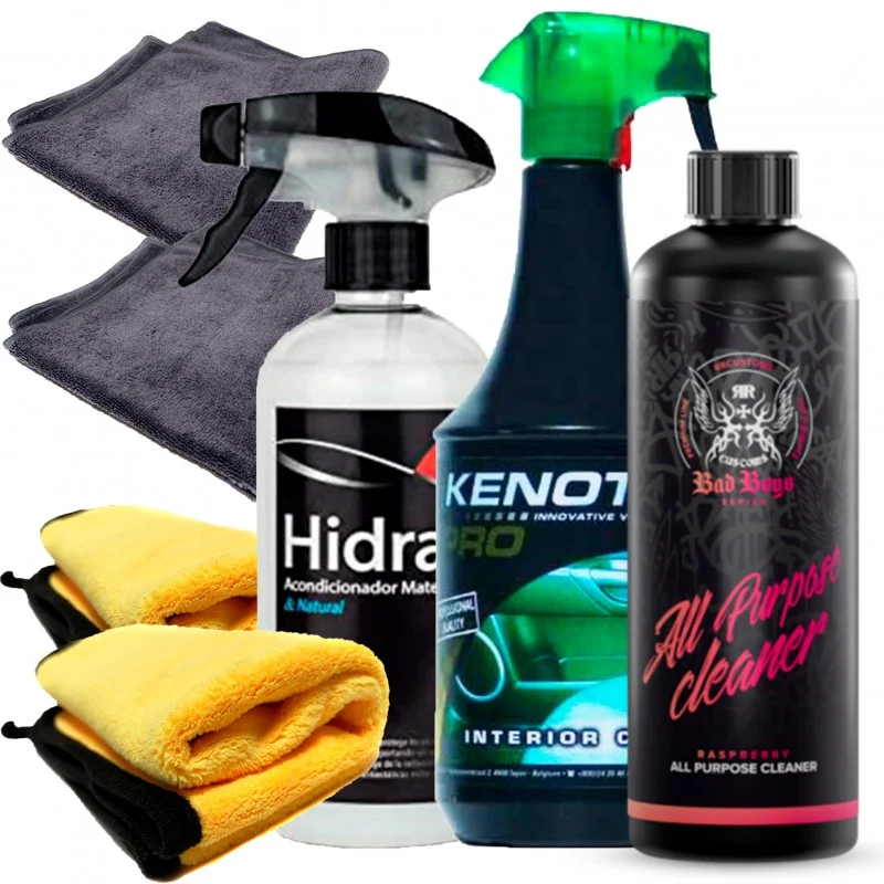 Kit lavado interior coche avanzado