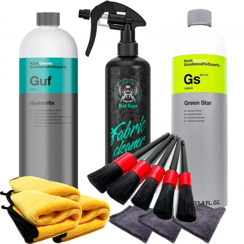 Kit lavado interior coche profesional