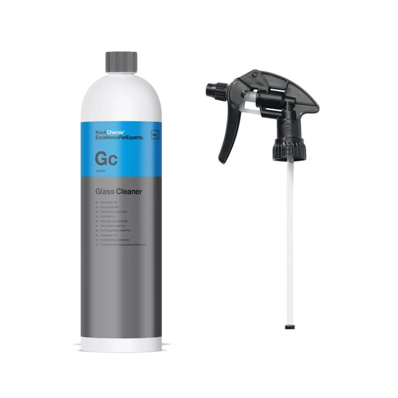 Koch Chemie GC Glass Cleaner – Limpiacristales profesional sin marcas (1L)