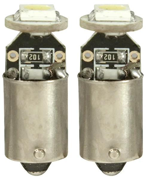 Led 'Xenon' White H6 Bax9s Can-Bus 12v 2piezas