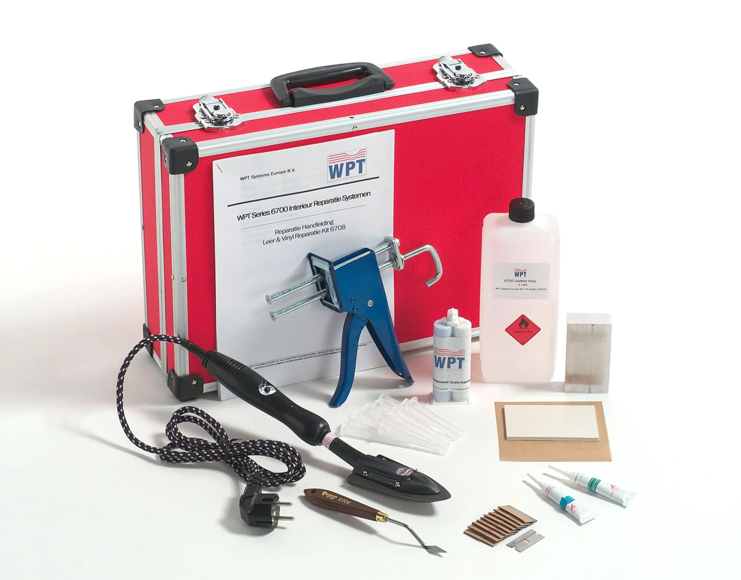 Kit de reparación de cuero y vinilo WP6706