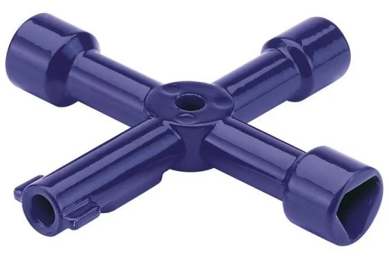 Llave 4 En 1 Para Amarios De Contadores De Agua / Luz Etc