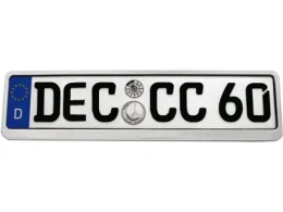 License Tray, Soporte Para Matrículas D Cromado