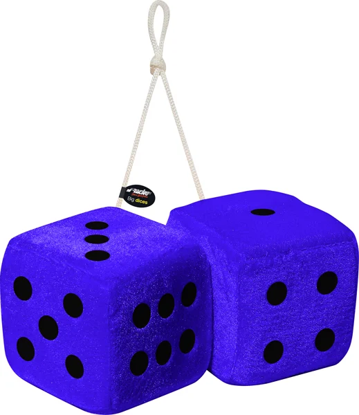Microfibre Big Dices 10x10cm Blue Set/2pcs