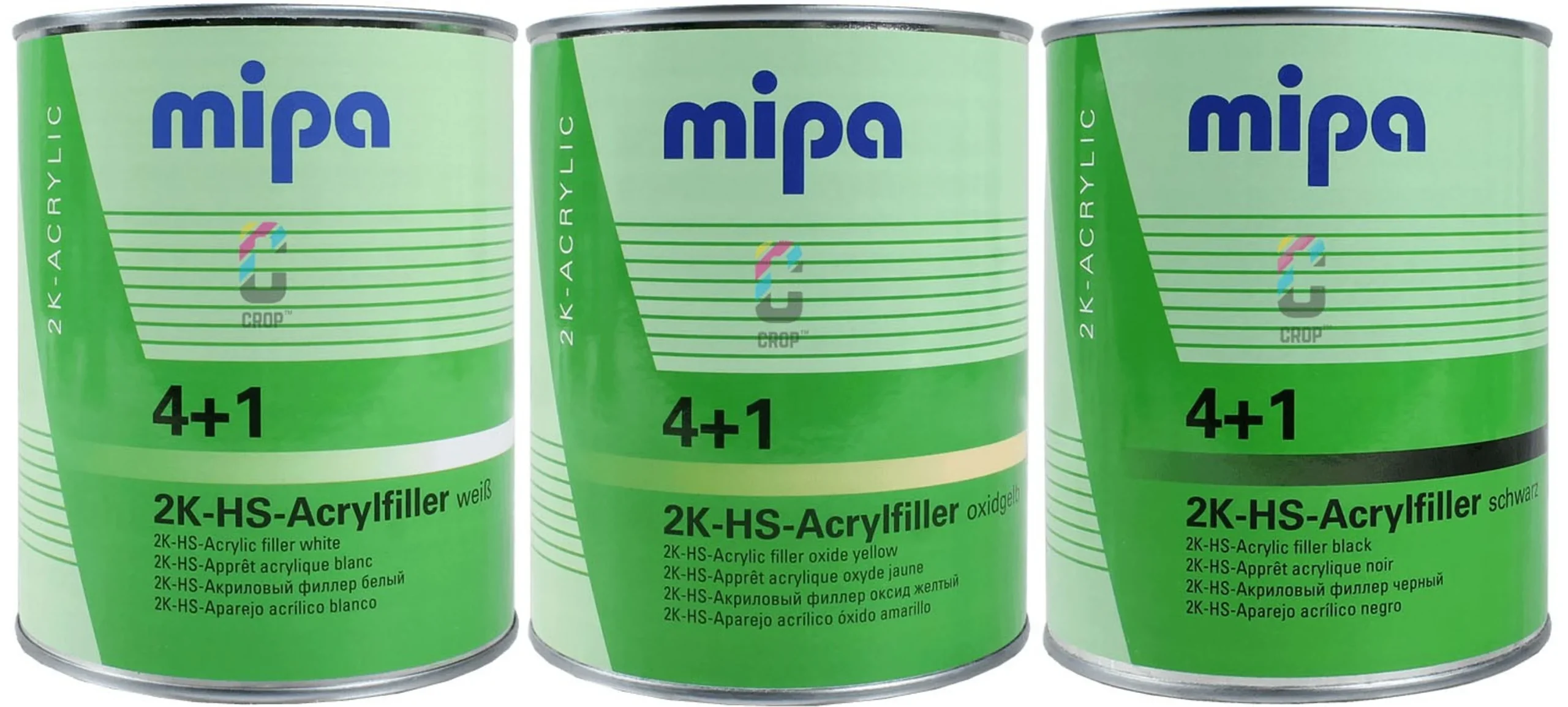 MIPA 4+1 2K-HS-Aparejo Acrílico - Imprimación - 1 litro
