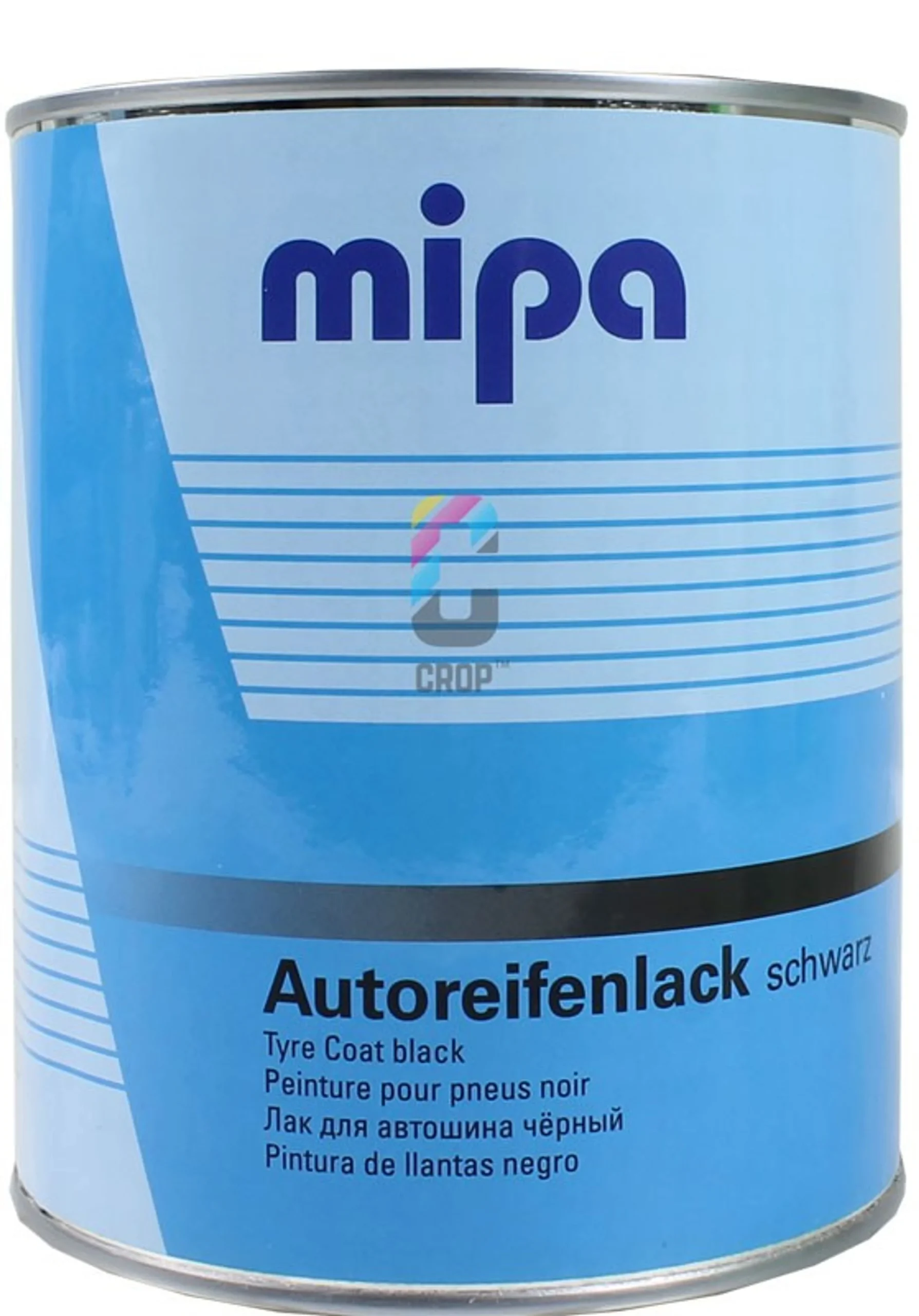 MIPA Car Tyre Barniz Negro - Llantas negras 1 litro