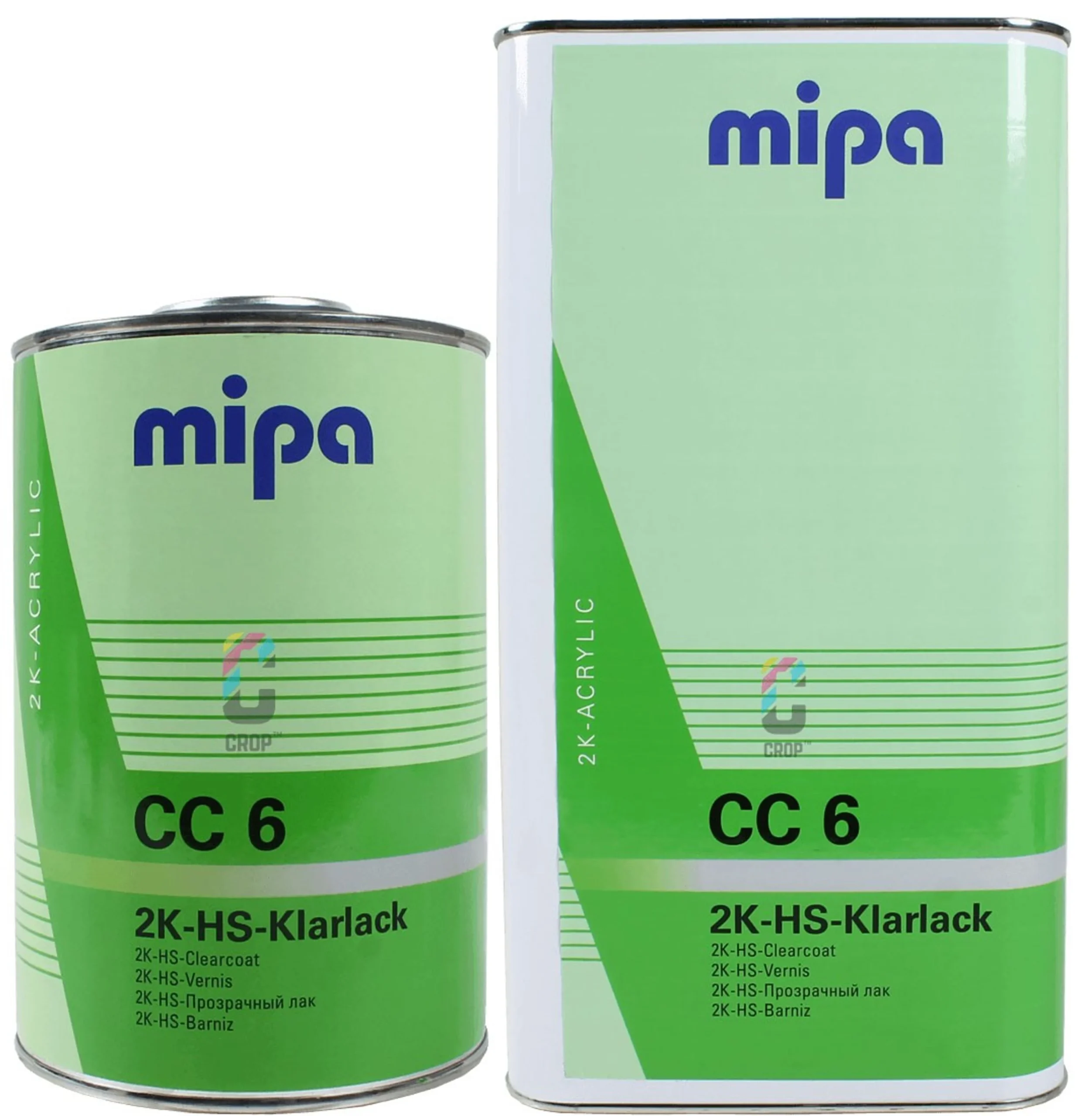 MIPA CC6 2K Barniz transparente bajo en COV en lata