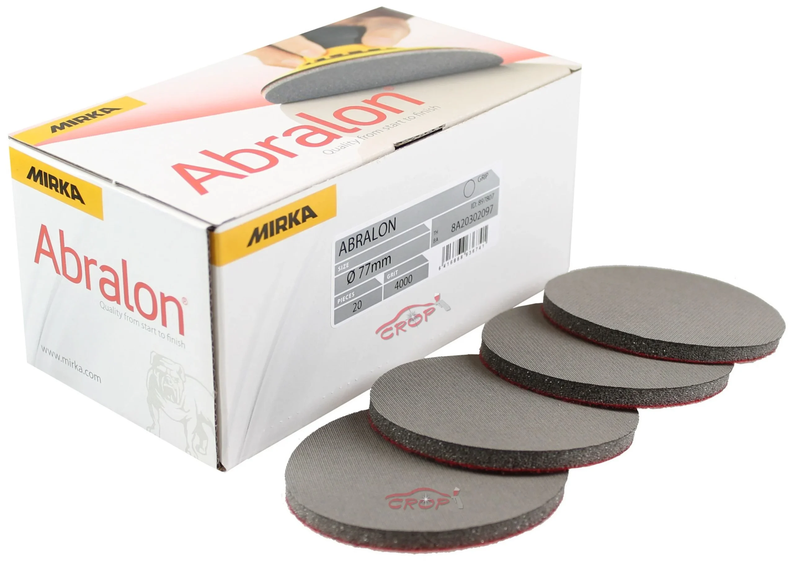 MIRKA Abralon Discos de lijado 77 mm