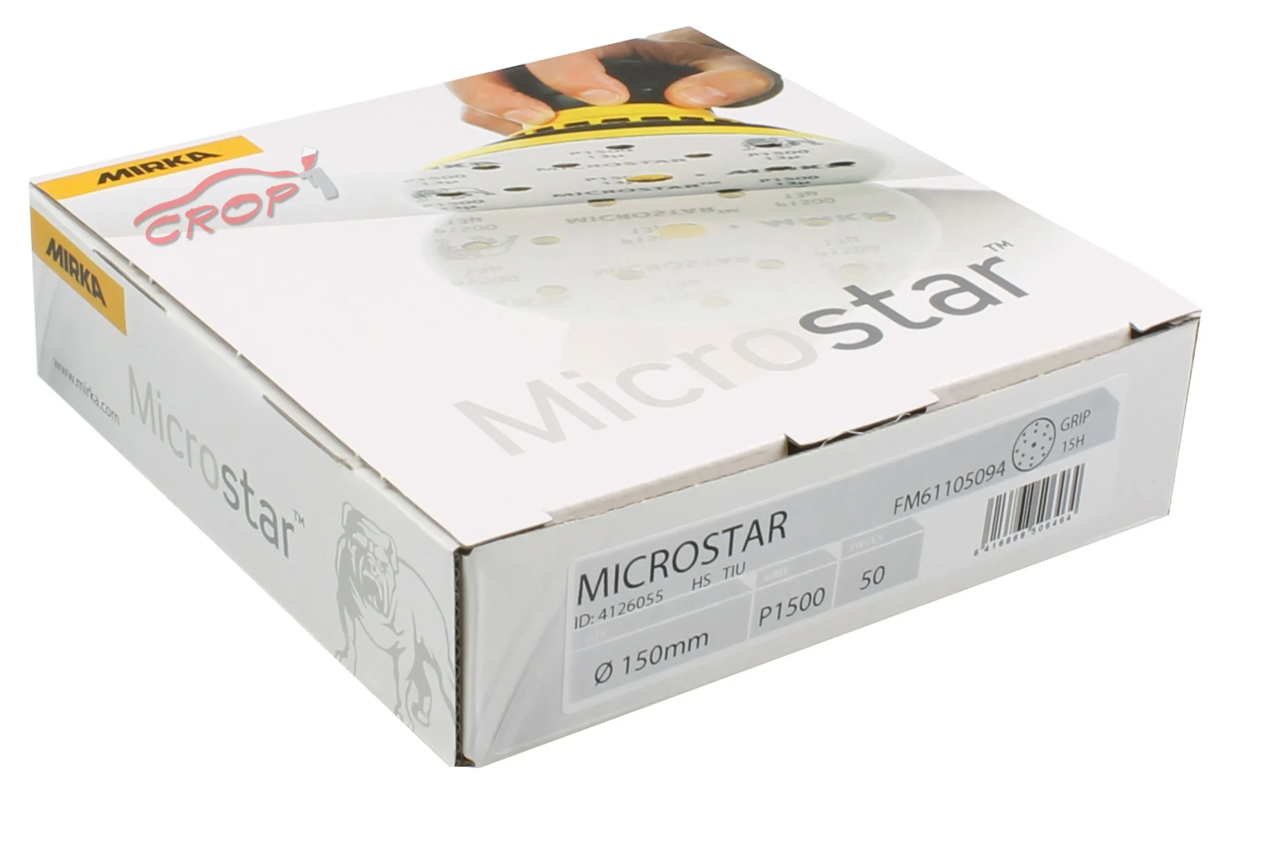 MIRKA Microstar Film de lijado 77 mm