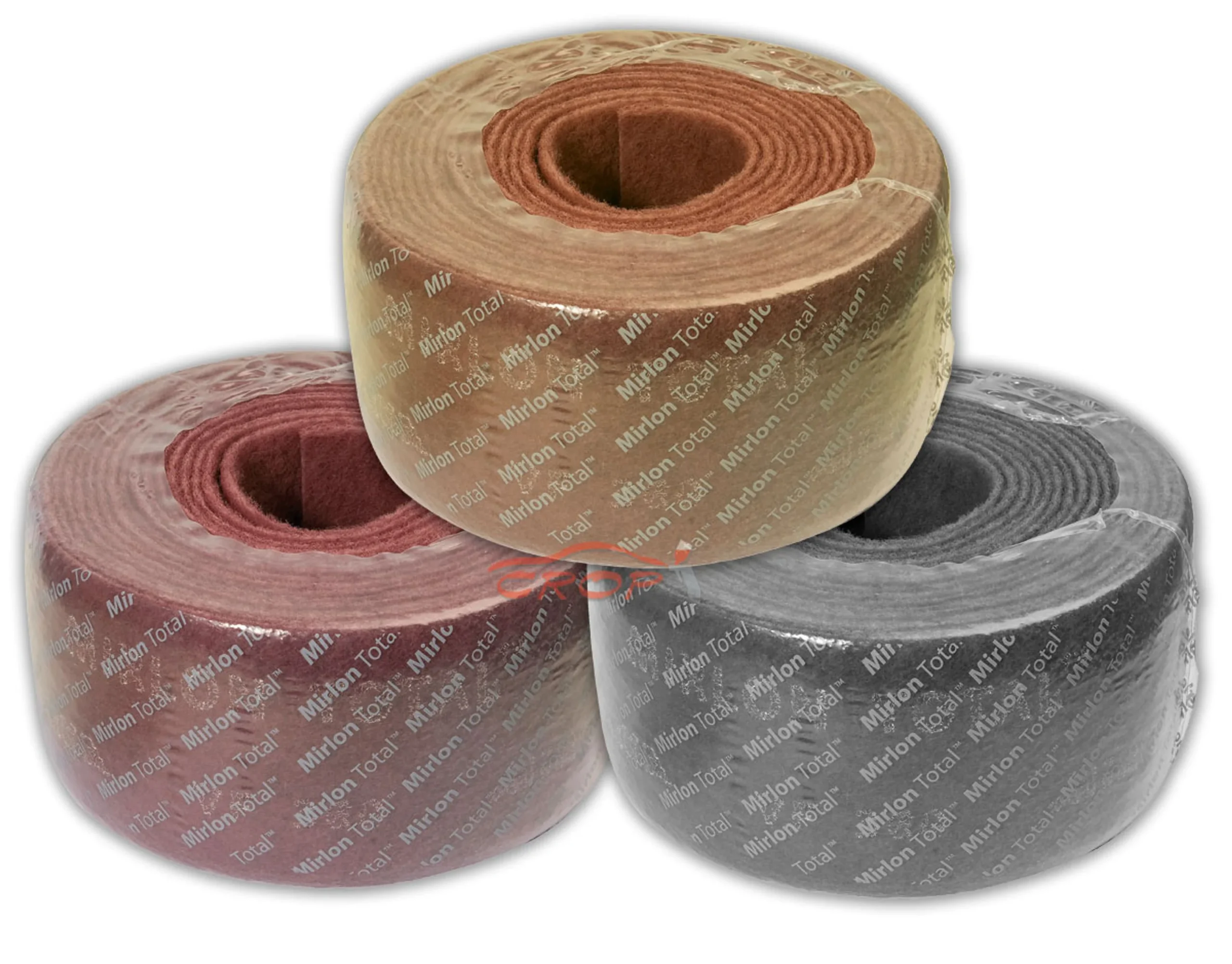 MIRKA Mirlon Total Rollo de almohadilla abrasiva 115 mm x 10 metros