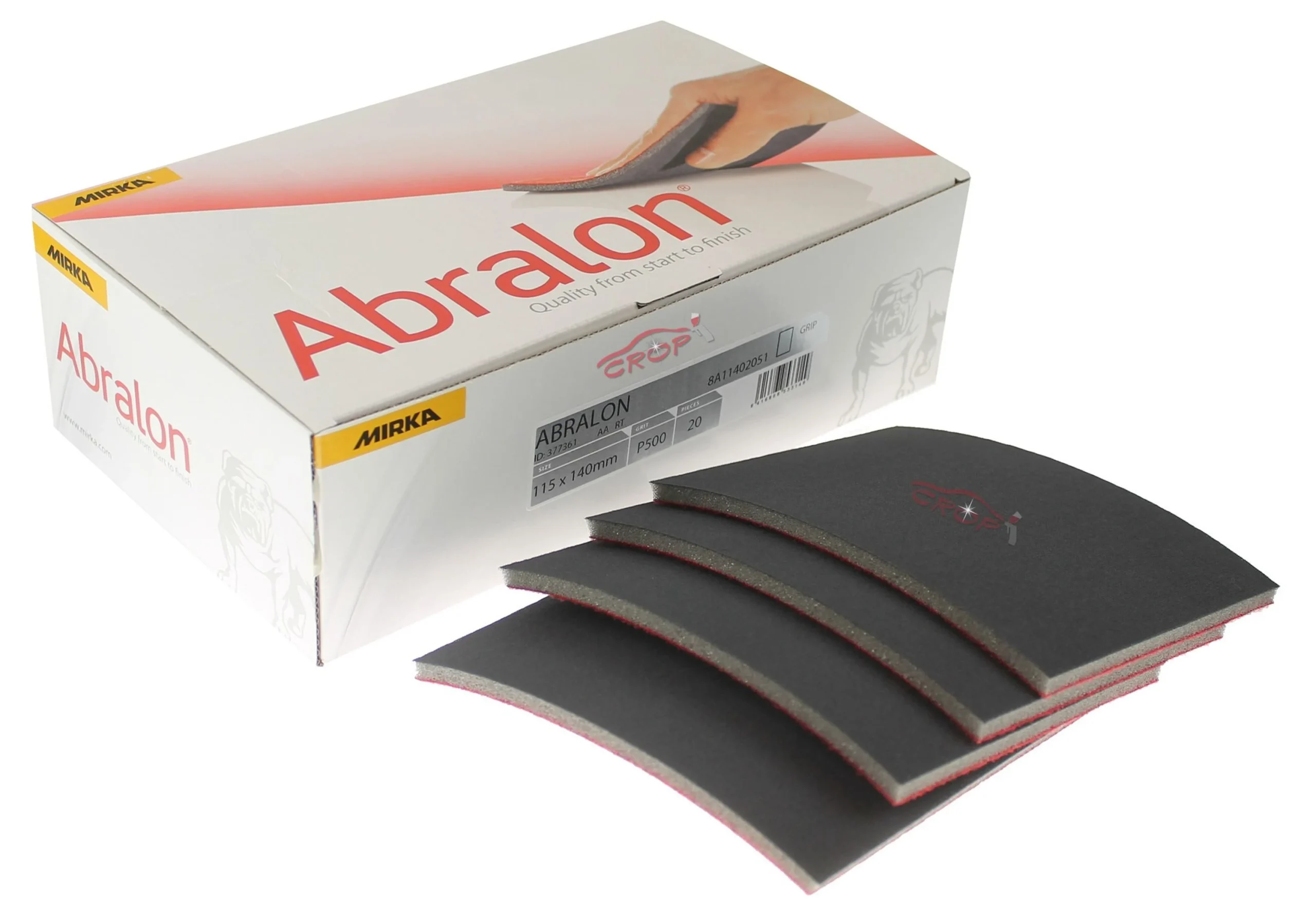 MIRKA Abralon Almohadillas de lijado 115x140 mm