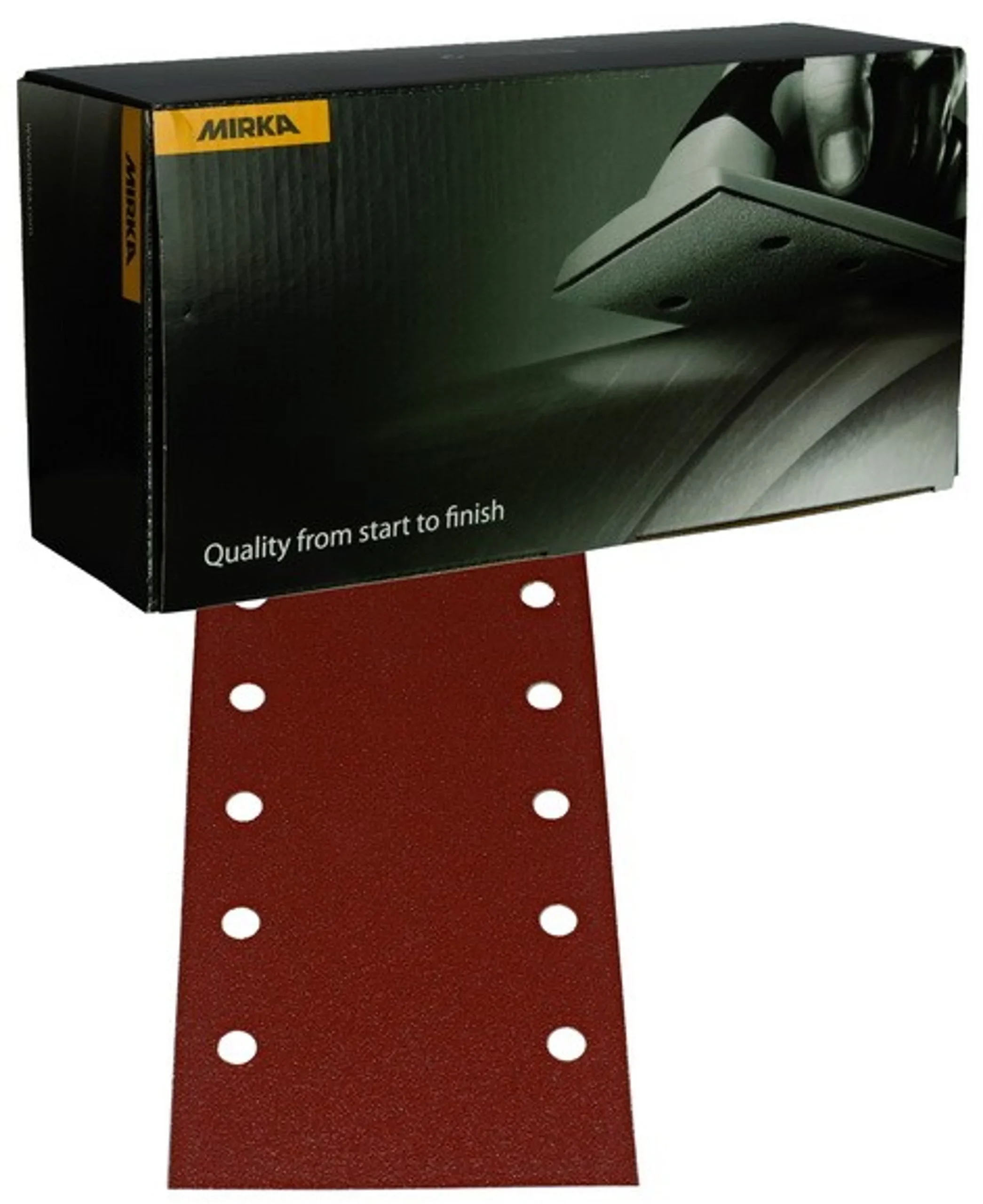 MIRKA Coarse Cut Tiras de lija 115x230 mm - 10 agujeros