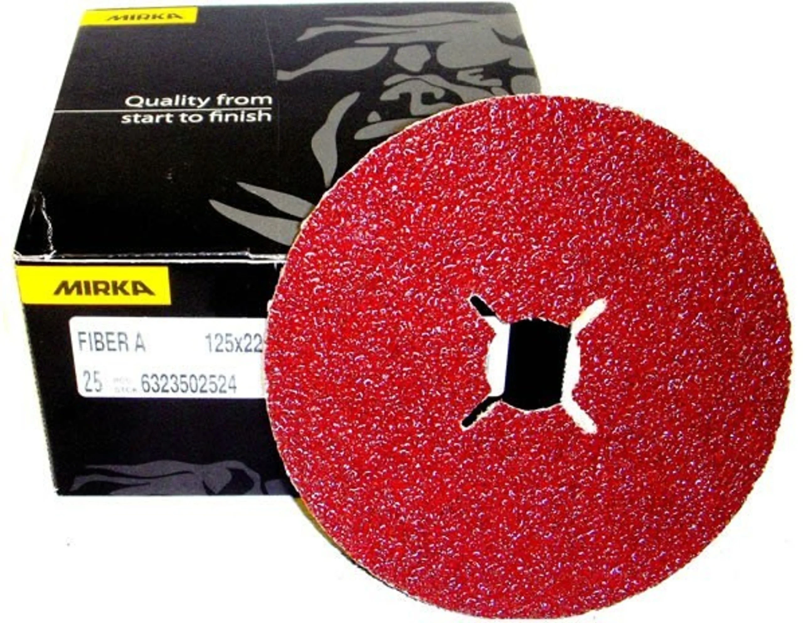 MIRKA Discos de fibra 125 mm