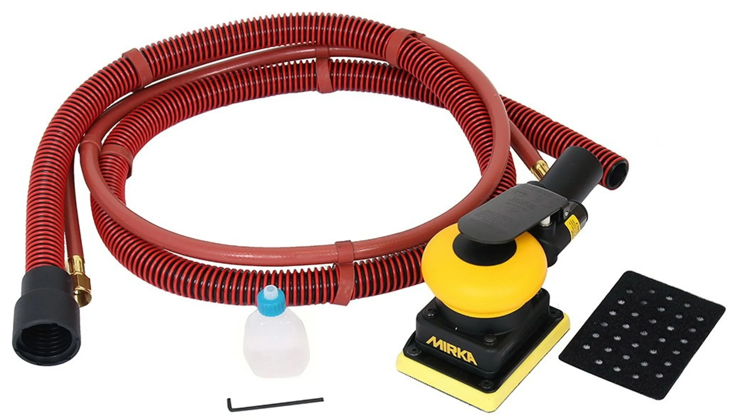MIRKA OS343CV Lijadora neumática 75x100mm con aspiración de polvo