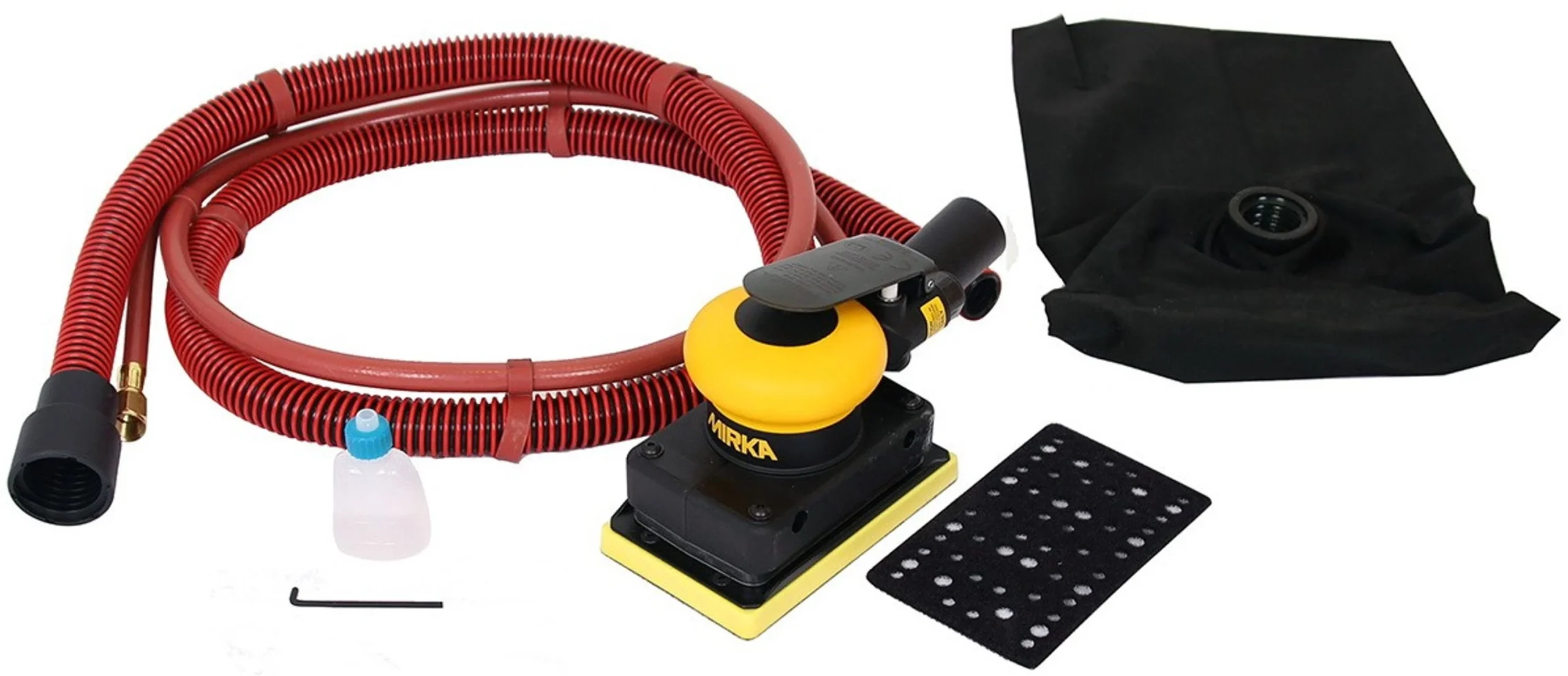 MIRKA OS353DB Lijadora neumática 81x133mm con bolsa de polvo