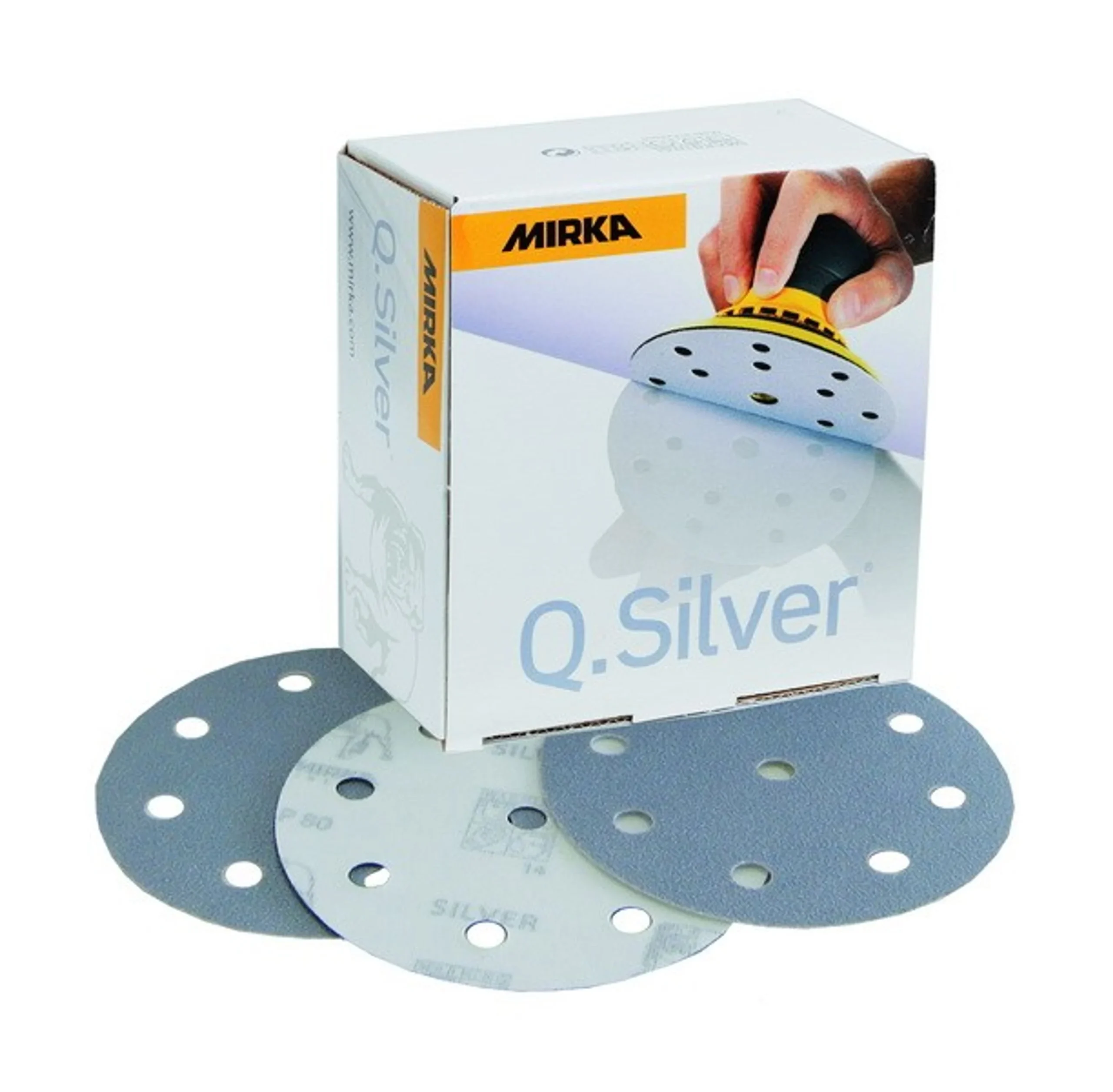 MIRKA Q-Silver Festo Discos de lijado 125 mm – 9 agujeros