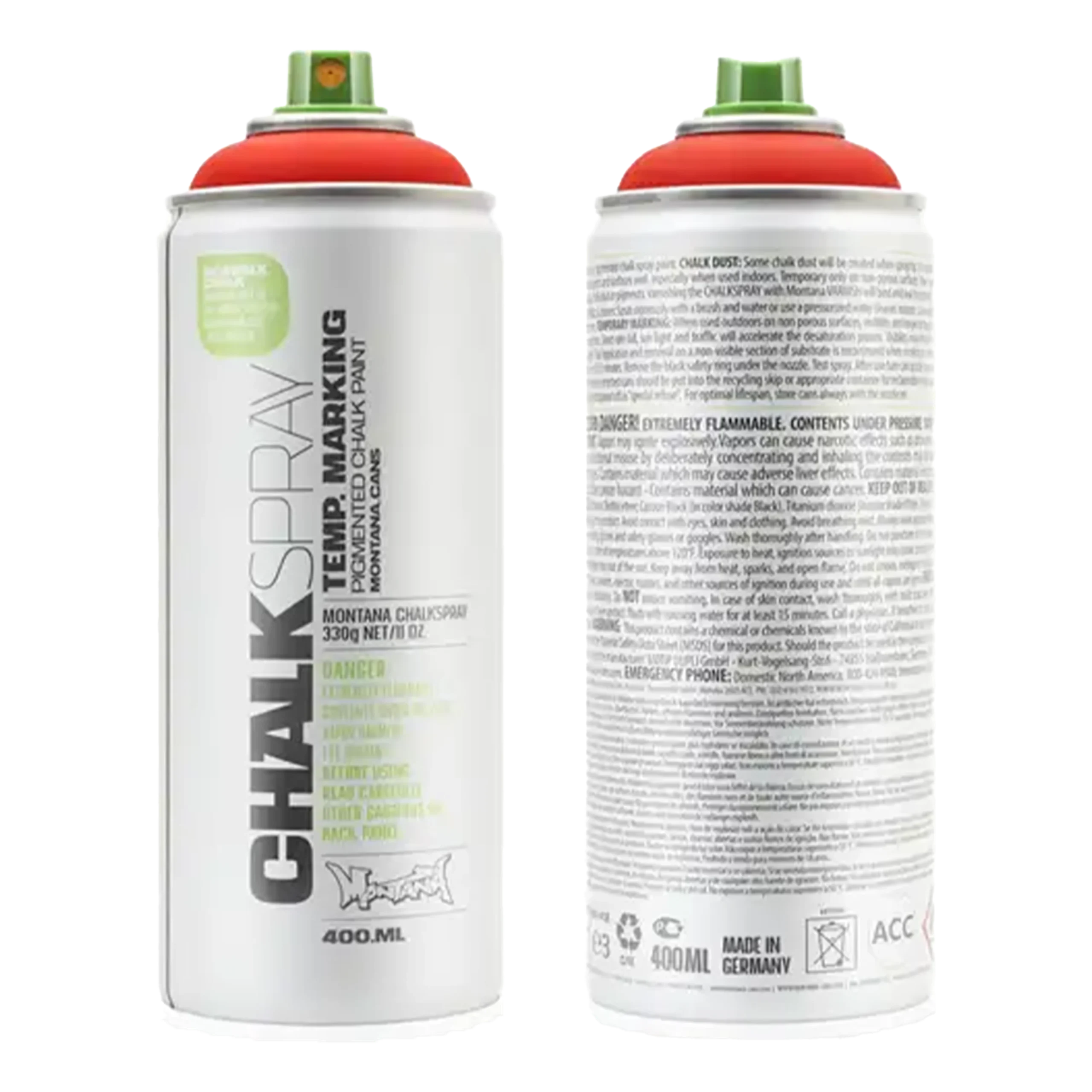 Montana CHALK SPRAY Aerosol 400ml Rojo - CH3000