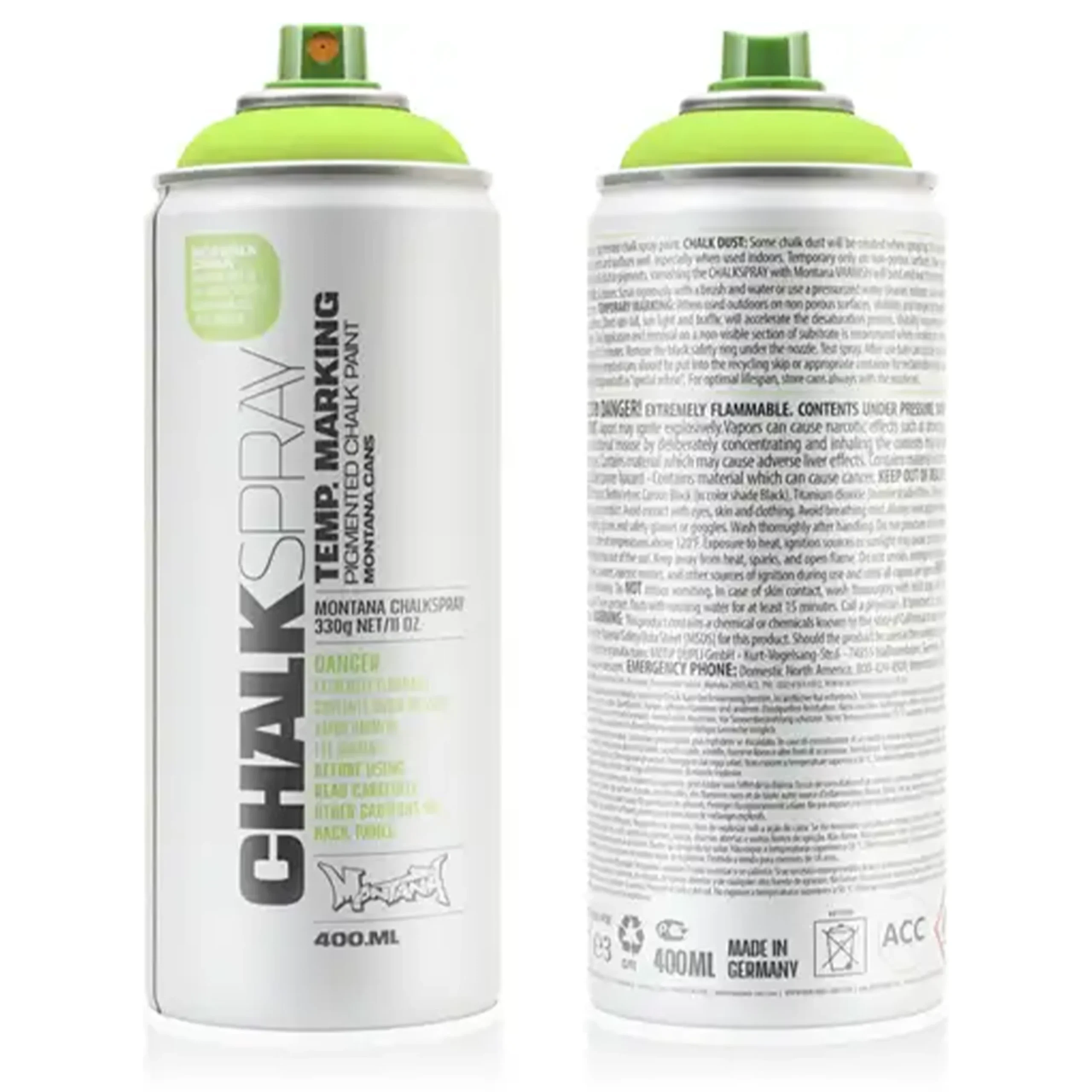 Montana CHALK SPRAY Aerosoles 400ml Verde CH6050