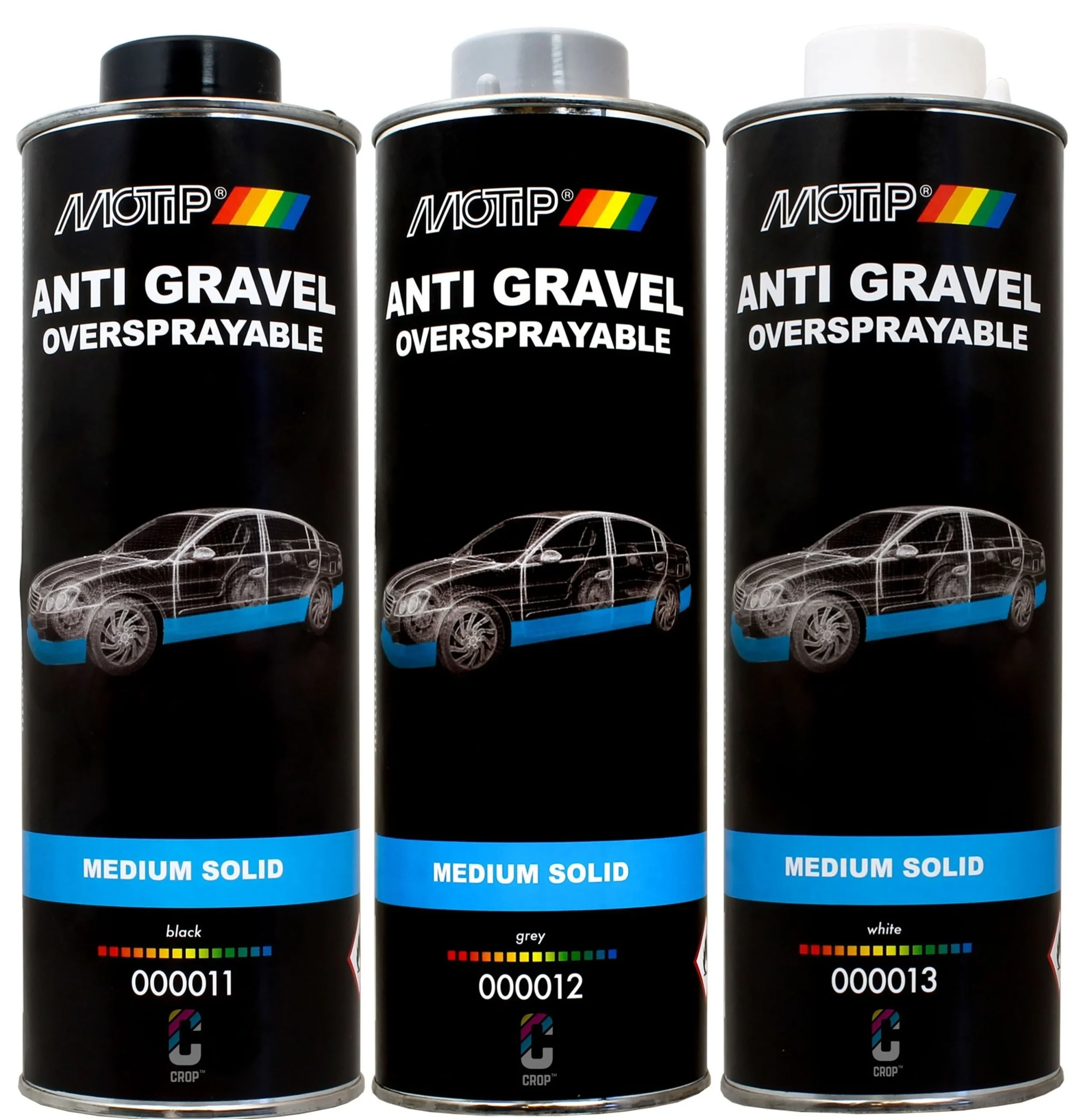MoTip Antigravilla Revestimiento de bajos 1 litro - Pulverizable