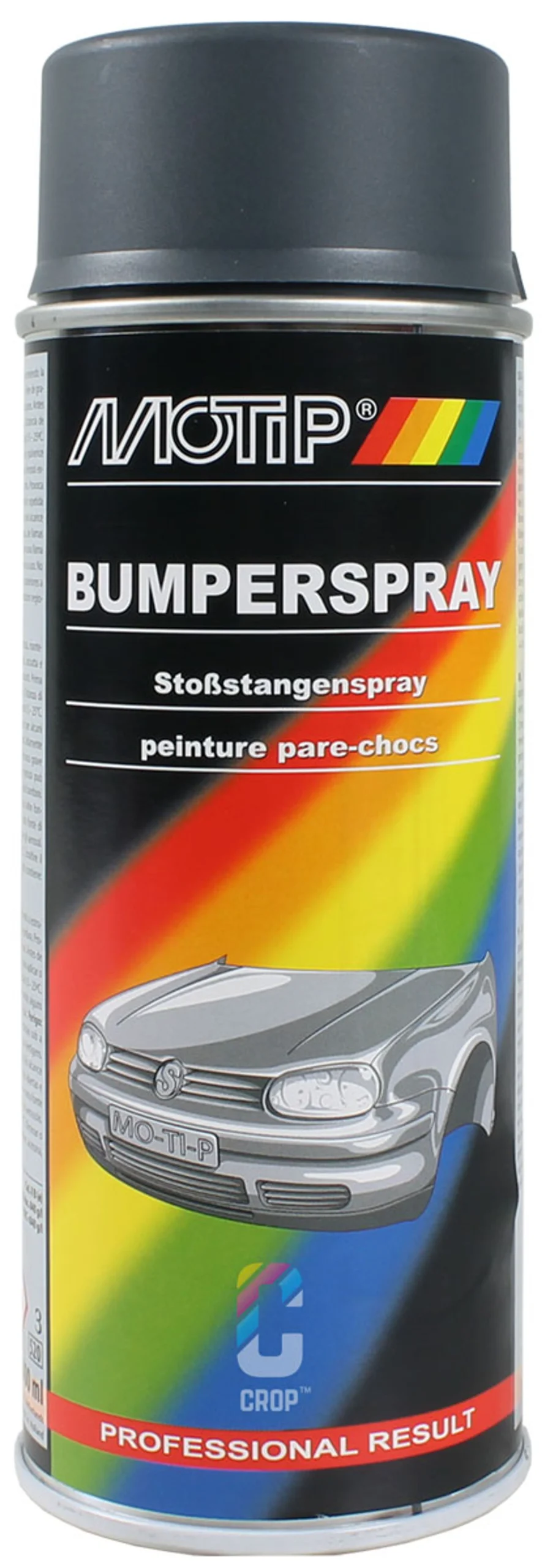 MoTip Pintura para parachoques GRIS OSCURO Aerosol 400ml