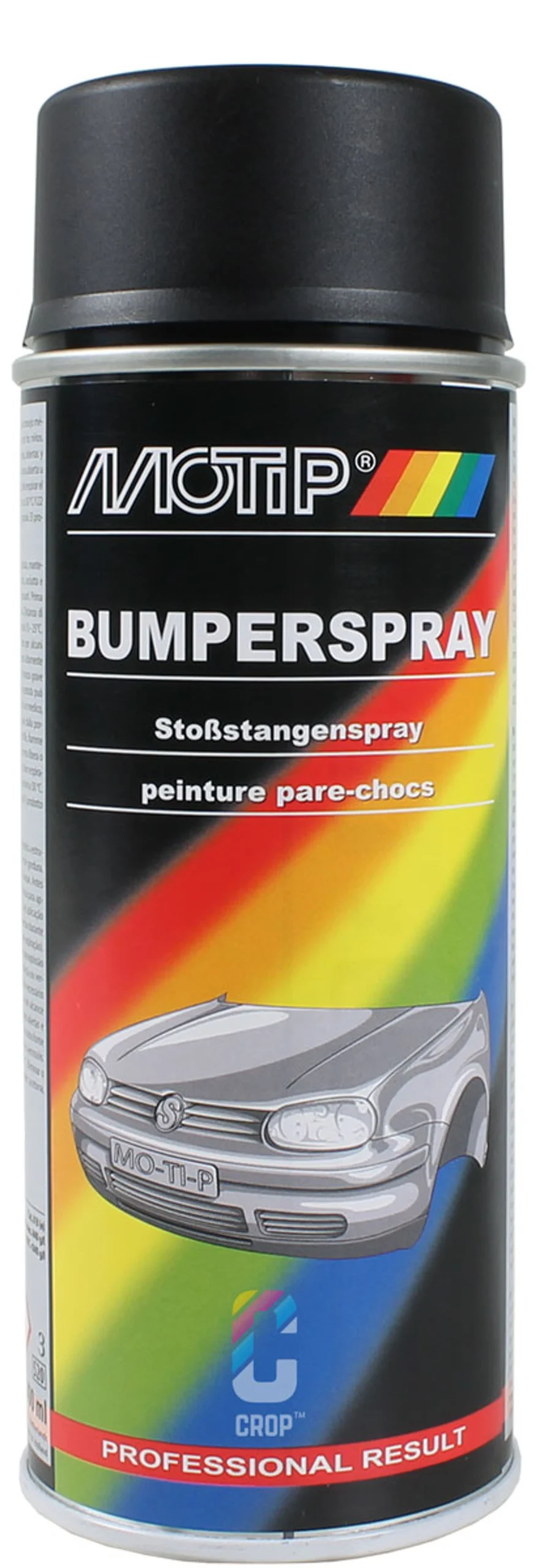 MoTip Pintura para parachoques NEGRO Aerosol 400ml