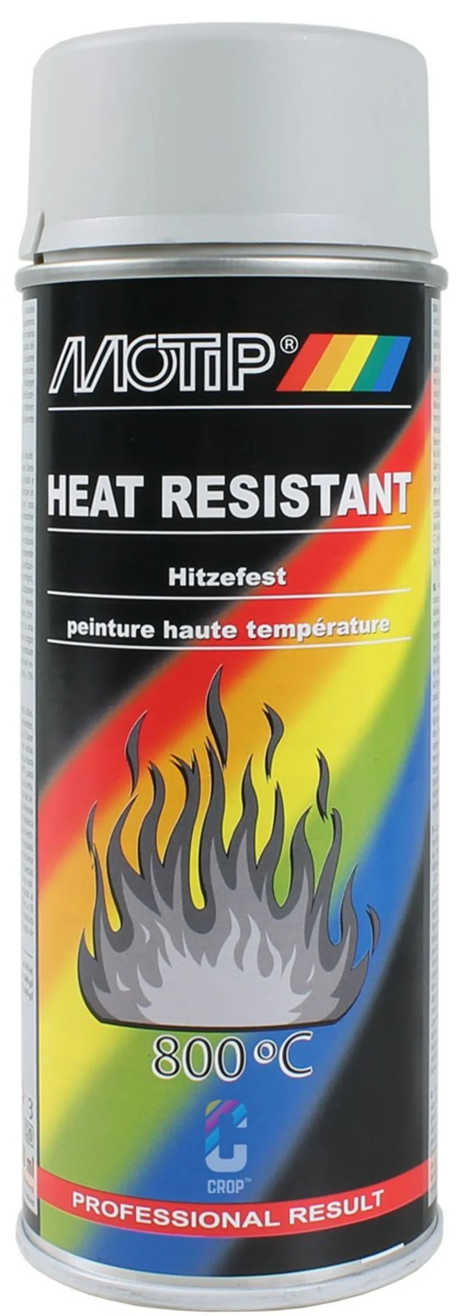MoTip Pintura resistente al calor Gris Aerosol 400ml