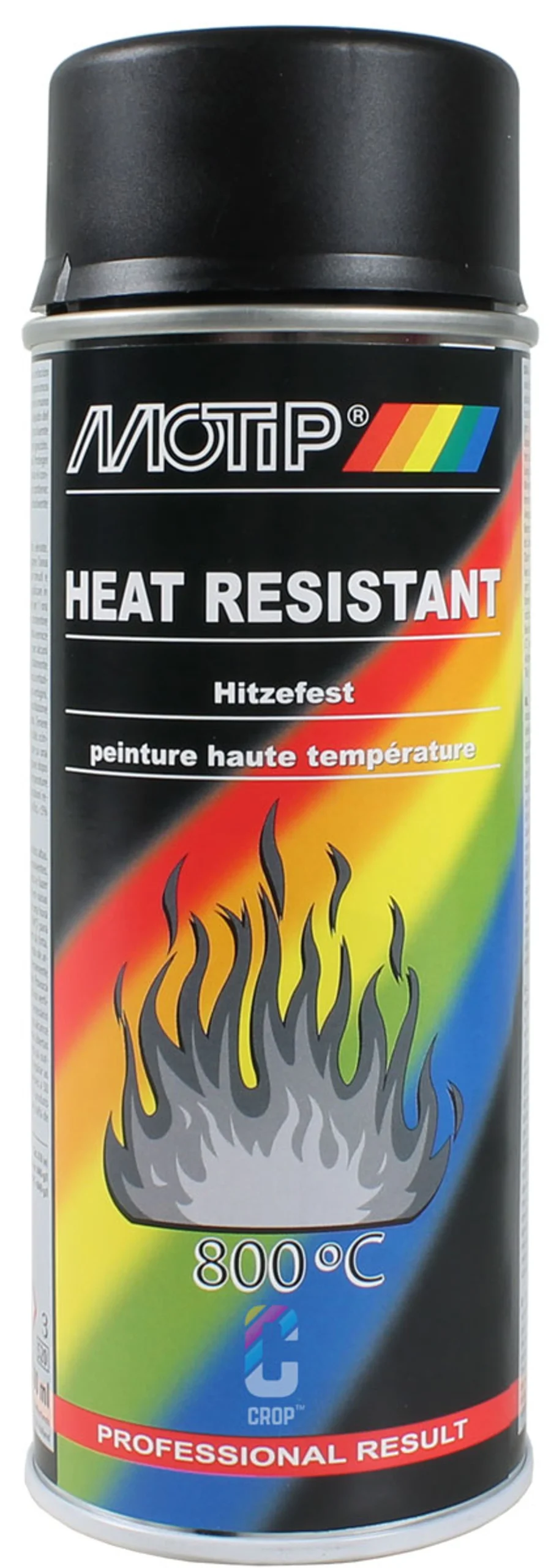 MoTip Pintura Resistente al Calor NEGRO Aerosol 400ml