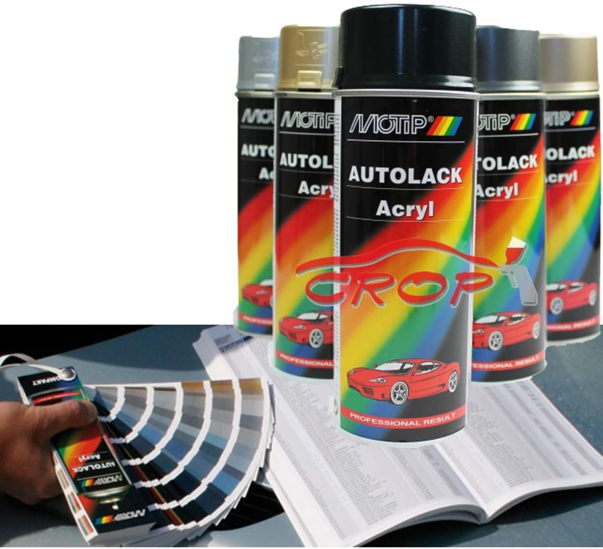 MoTip Pintura de Coche Aerosol 400ml - MoTip número de color