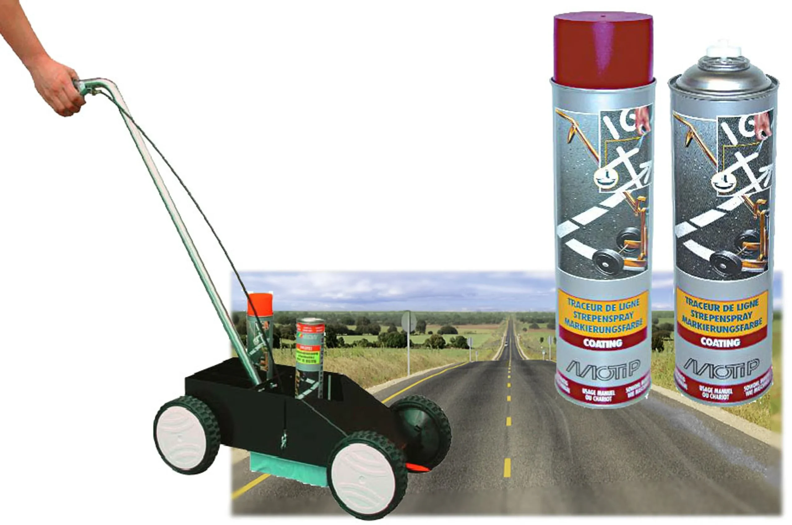 MoTip Marking Spray Spray 600ml para marcar vehículos