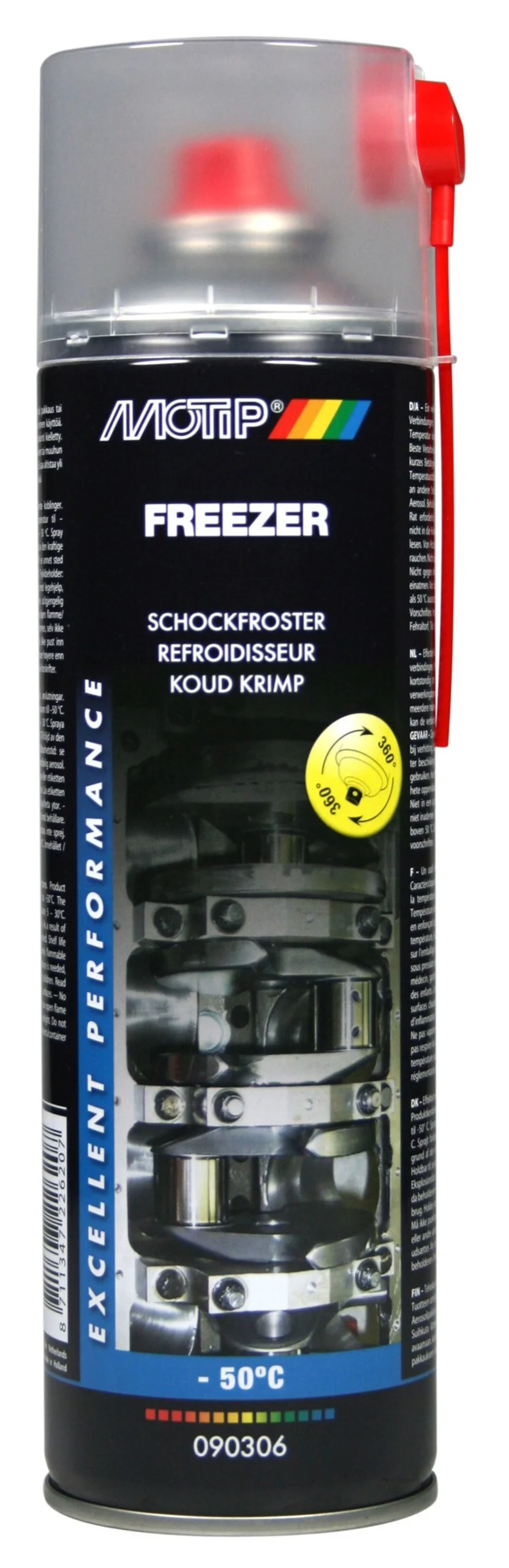 MoTip Cold Shrink / Freezer en Aerosol de 500 ml