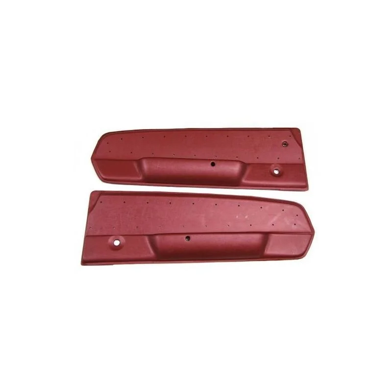 Paneles de puerta de lujo, rojo (granate) 67