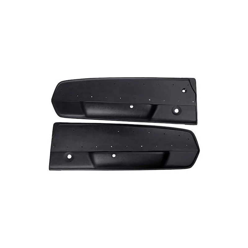 Laterales de puerta de lujo, negro par 67
