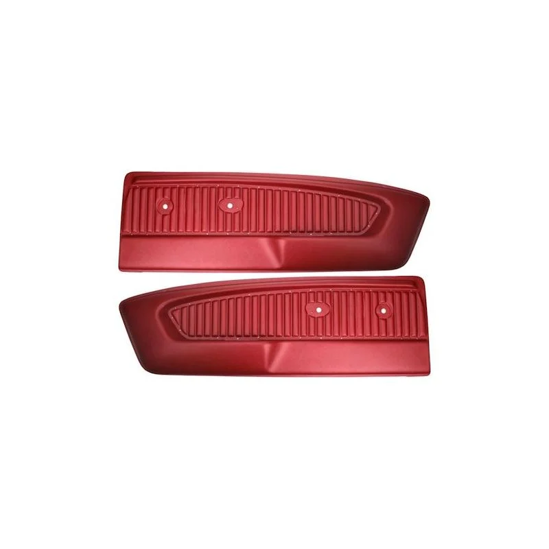 Paneles de puerta Pony, rojo claro 64-66