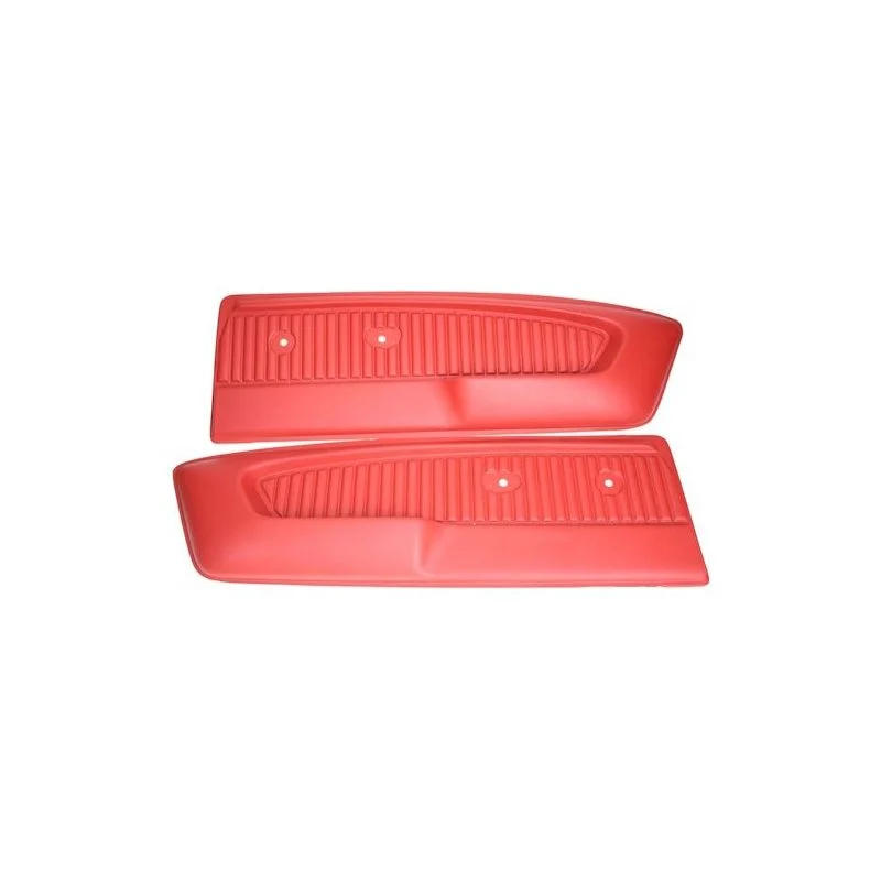 Paneles de puerta Pony, rojos 64-66
