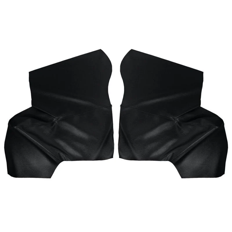 Paneles laterales traseros (Pony) - Convertible - Negro 65-68