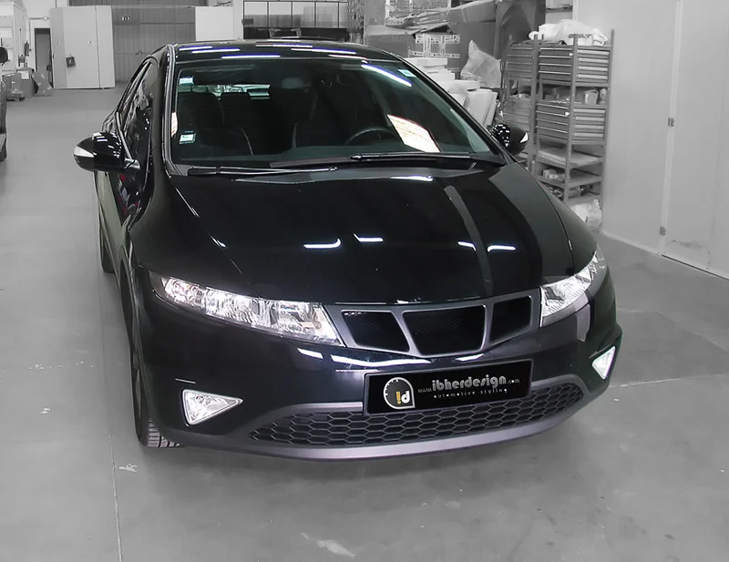 Parrilla Deportivae Honda Civic Hatchback 2005+ honda Civic Hatchback 5doors 2005 »»ibherdesign El Tiempo De Entrega