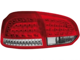 Pilotos Led Vw Golf Vi _Con Intermitente De Led_ Rojo/Crystal