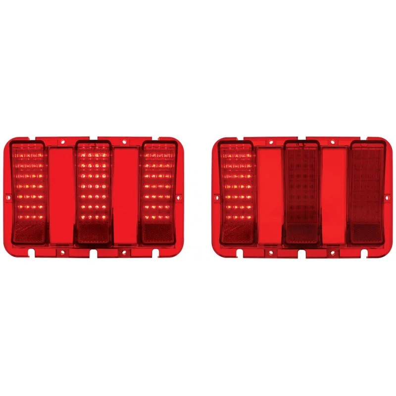 Pilotos traseros 67-68 LED secuenciales, par