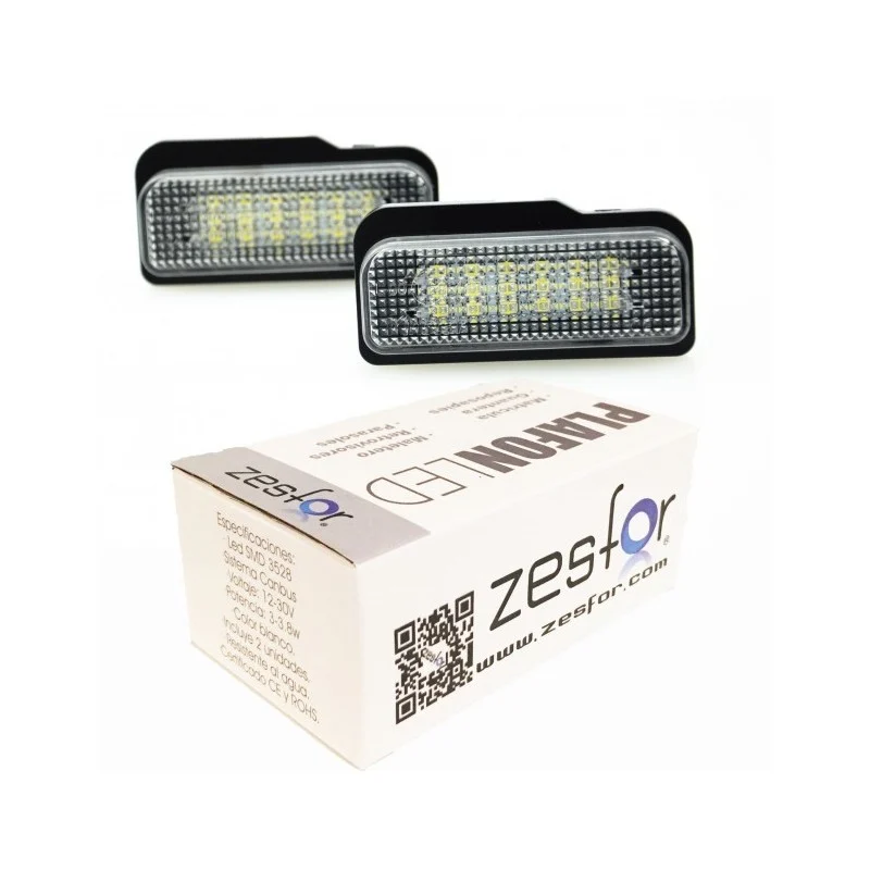 Plafones de matrícula LED para Mercedes-Benz Clase C W203/S203 Familiar (2001-2007)