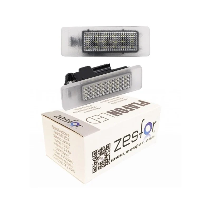 Plafones de matrícula LED para Nissan Leaf (2014-2017) Con led de serie