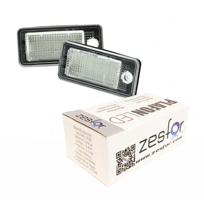 Luces de matrícula LED para Audi A6 C6 berlina y avant(2004-2011)