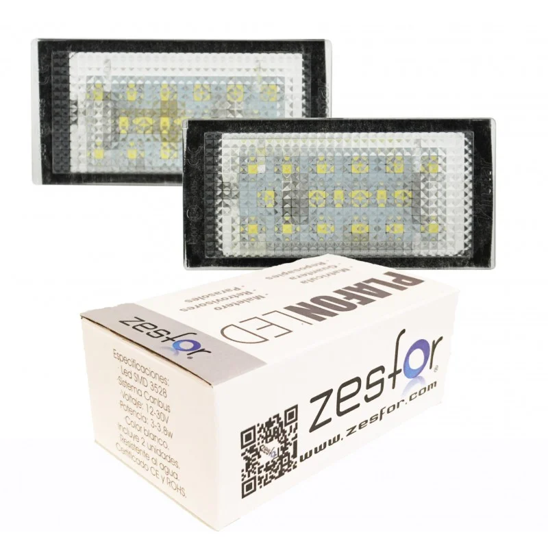 Luces de matrícula LED para BMW Serie 3 E46, 2 puertas (1998-2003)