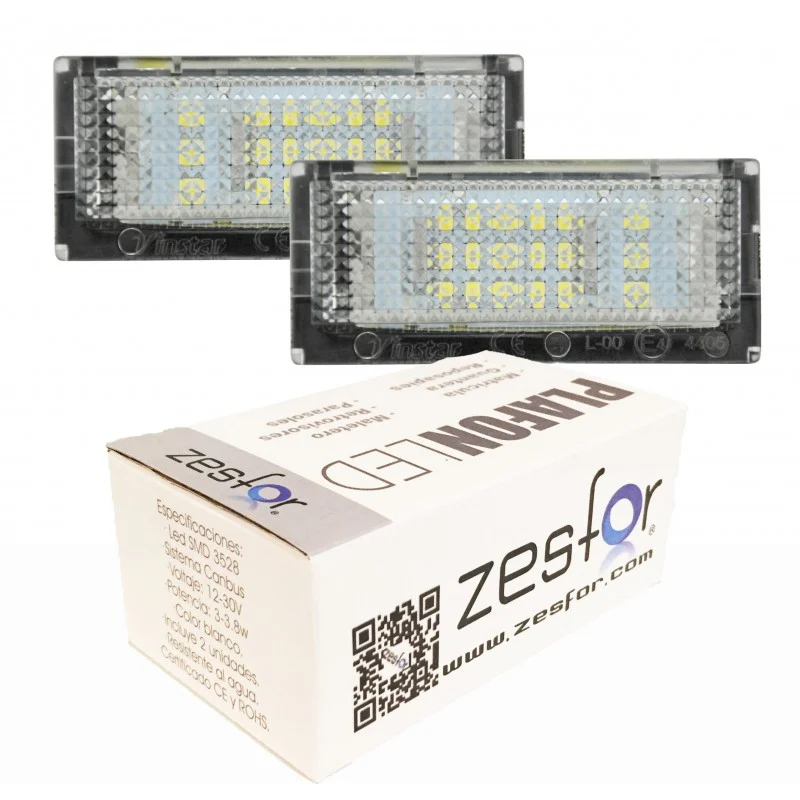 Luces de matrícula LED para BMW Serie 3 E46, 4 puertas (1998-2005)