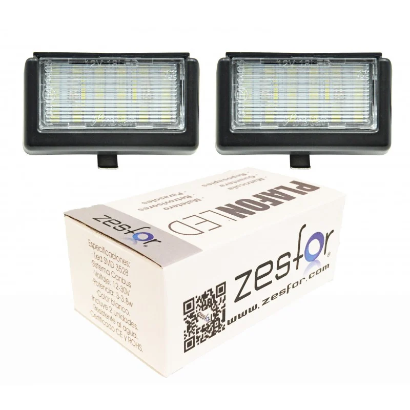 Luces de matrícula LED para Mercedes ML W164 y X164 (2005-2012) - TIPO 1