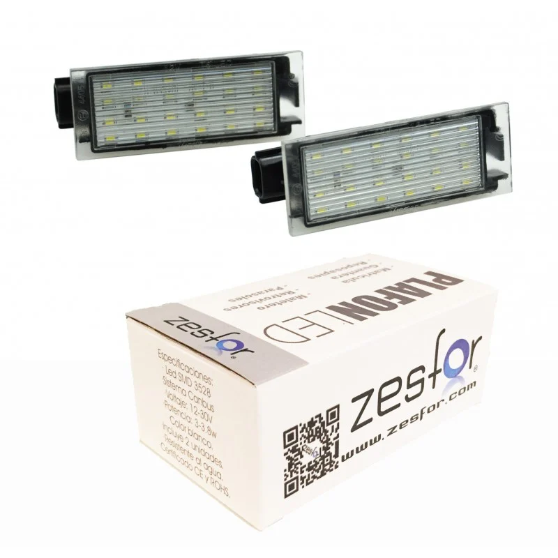 Luces de matrícula LED para Renault Megane II (2002-2009)