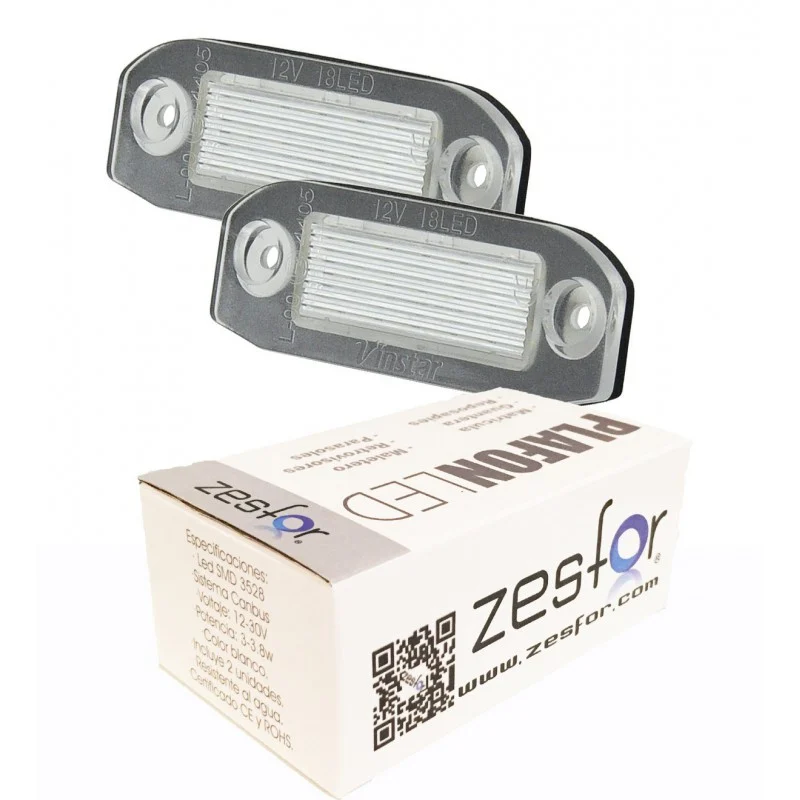 Luces de matrícula LED para Volvo S40 (04-12)