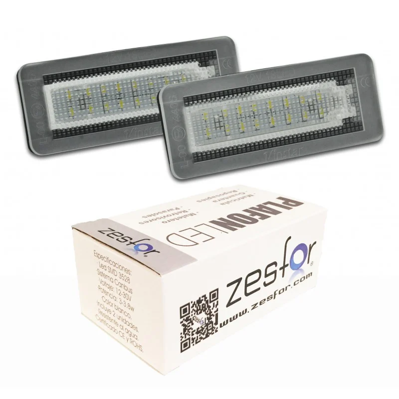 Luces de matrícula LED para Smart Fortwo W451