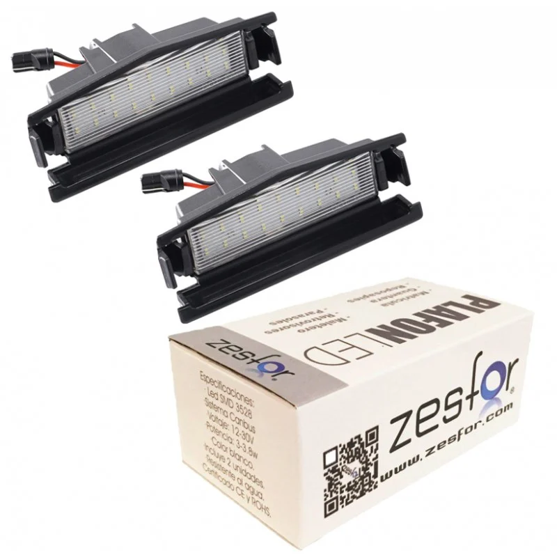 Plafones LED para matrícula de Mazda 2 (2015-2022)