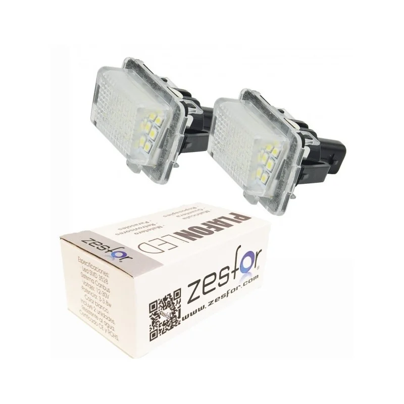 Plafones LED para matrícula de Mercedes-Benz Clase C C204 coupe 2 puertas Restyling (2011-2015) (Led de serie)
